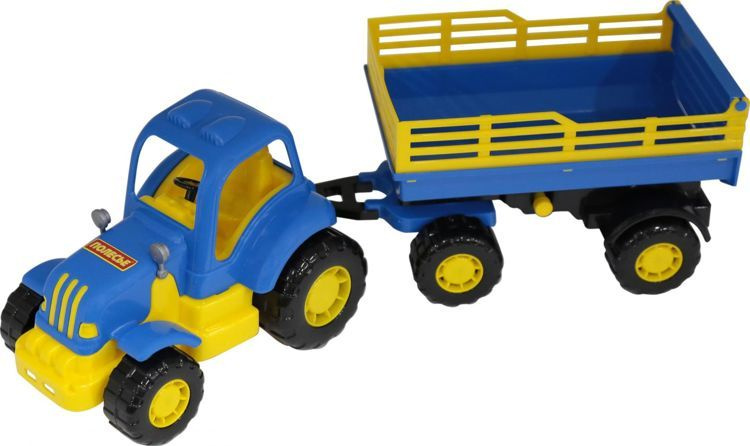 Traktor z przyczepą Osiłek 44563 - 2 kolory