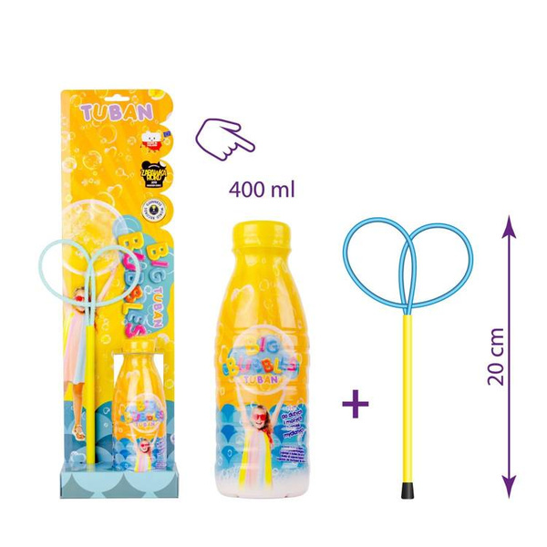 Obręcz mini Motyl do baniek mydlanych 400ml Tuban