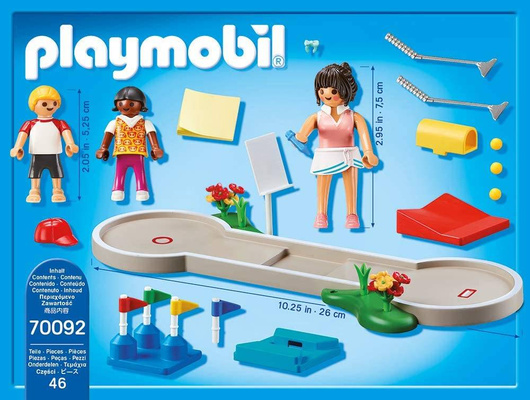 Playmobil 70092 Family Fun Minigolf Pole golfowe