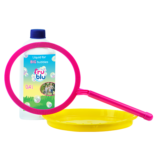 Fru Blu Bańki mydlane Zestaw Obręcz + Płyn 0,4L