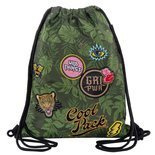 Worek sportowy CoolPack Sprint Badges Girls Green