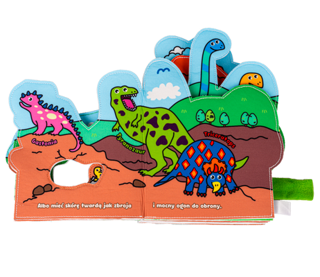 Książeczka Świat Dinozaurów Jolly Baby Dumel