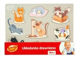 UKŁADANKA DREWNIANA SMILY PLAY 6/24