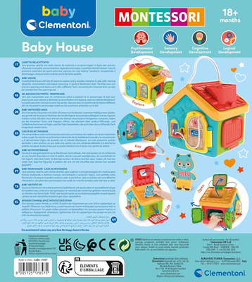Clementoni Baby Edu Domek Montessori