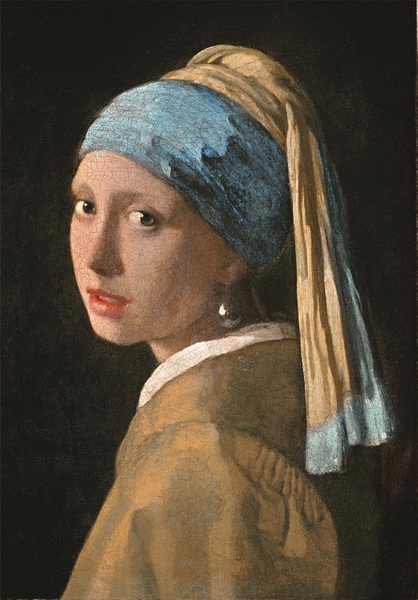 Puzzle 1000 Compact Museum Vermeer Dziewczyna z perłą Clementoni