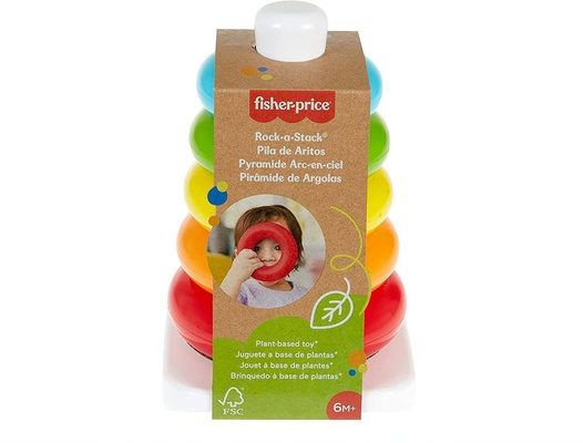 Piramidka z kółek Układanka Fisher Price