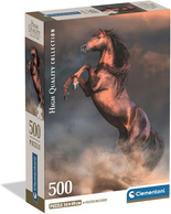 Puzzle 500 Compact Wild Red Stallion Koń Clementoni