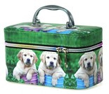 Kuferek z lusterkiem zamykany na zamek S