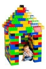 Ogromne klocki gigant 141 el Polskie