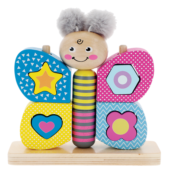 Motylek Pupilek układanka drewniana 61402 Trefl