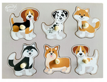 Układanka drewniana puzzle Psy Smily Play