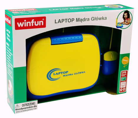 Laptop edukacyjny Mądra Główka dla malucha Winfun
