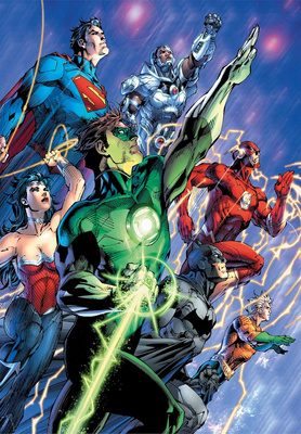 Puzzle 500 Compact DC Comics Liga Sprawiedliwości Clementoni