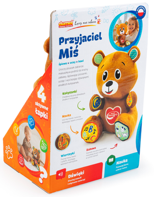 Przyjaciel Miś Maskotka interaktywna Dumel Discovery