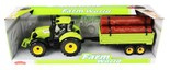 Traktor z przyczepą do przewozu drewna 45cm kolory