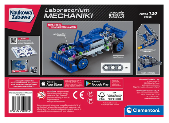 Laboratorium Mechaniki Auto Wyścigowe Endurance Clementoni