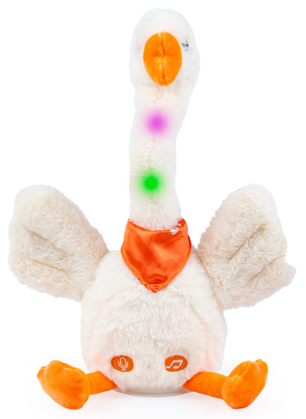 Zwariowana Gęś porusza się, nagrywa i odtwarza, świeci Dumel Discovery