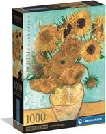 Puzzle 1000 Compact Museum Van Gogh Słoneczniki Clementoni