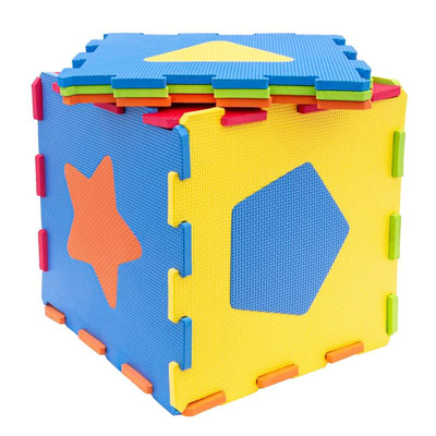 Mata Puzzle piankowe Kształty 9 el. Smily Play