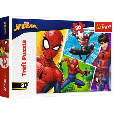 Puzzle 30 el. Spider-Man i Miguel Marvel Trefl