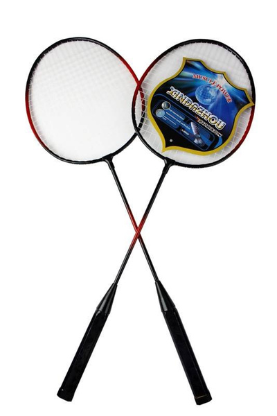 Zestaw badminton dwie rakietki w pokrowcu 63 cm 