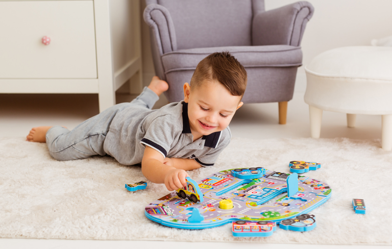 Puzzle dźwięki wokół nas - miasto Dumel