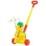 Jeździk Żółwik z rączką spacerowicz 2 kolory 3637