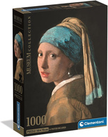 Puzzle 1000 Compact Museum Vermeer Dziewczyna z perłą Clementoni