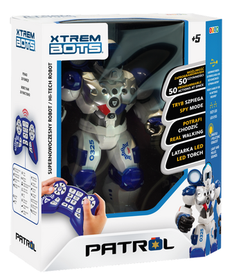 Robot Interaktywny XTREM BOTS Patrol Bot 380972 