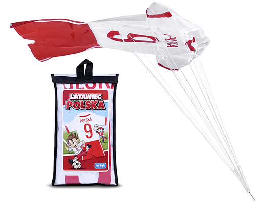 Duży latawiec polska bluzka biało czerwona 82 cm