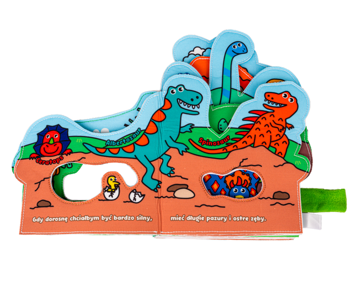 Książeczka Świat Dinozaurów Jolly Baby Dumel