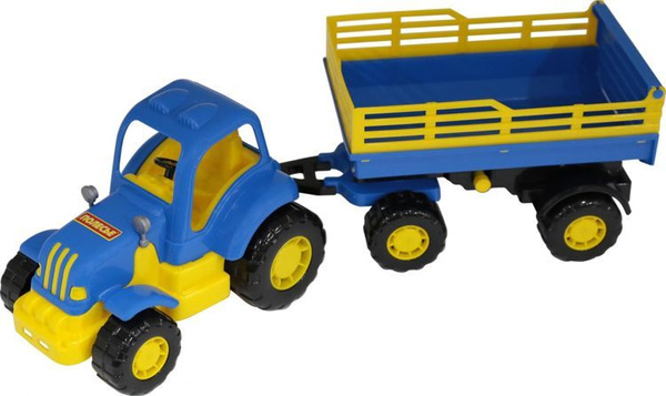 Traktor z przyczepą Osiłek 44563 - 2 kolory