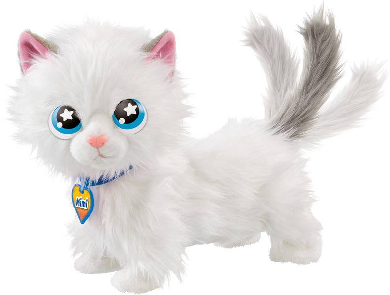 AniMagic Interaktywny Kotek Mimi chodzący na smyczy