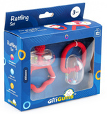 GiliGums Zestaw Grzechotek czerwony