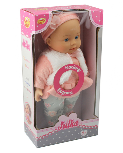 Lalka Julka Bobas 32 cm mówiąca Smily Play