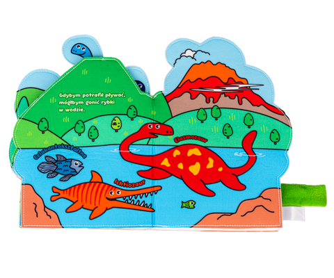 Książeczka Świat Dinozaurów Jolly Baby Dumel