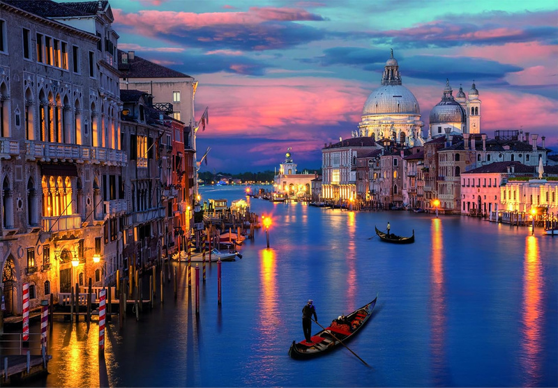 Puzzle 2000 HQ The Magnificent Grand Canal Clementoni