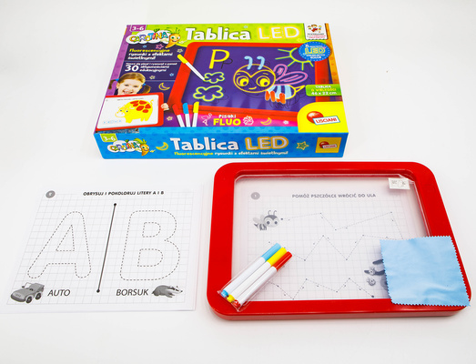 Lisciani Carotina Świecąca Tablica Led edukacyjna
