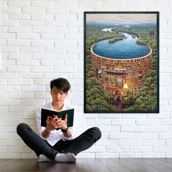 Puzzle 1000 HQ Bibliodame 39603 Clementoni