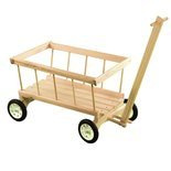 Wózek drewniany drabiniasty mały w pudełku