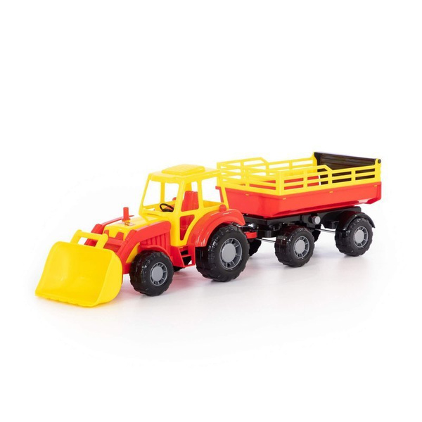 Traktor z przyczepą i łyżką MAJSTER 2 kolory 35363