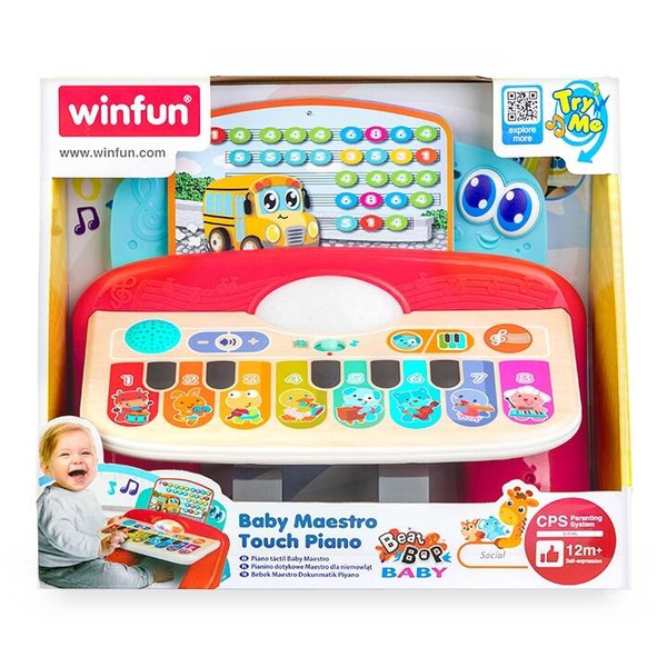 Pianinko dotykowe Baby Maestro dla niemowląt Winfun