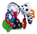 Balibazoo Twister Grzechotka gryzak Dumel