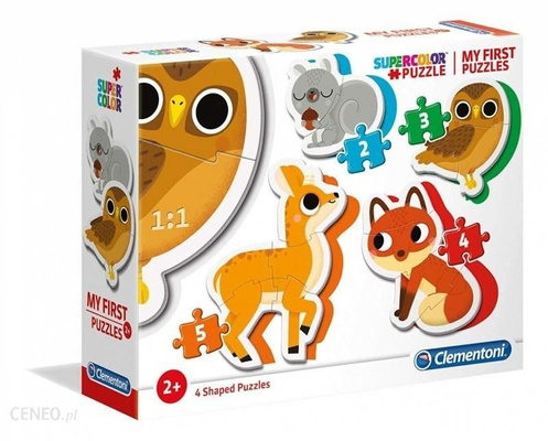 Moje pierwsze puzzle Zwierzątka leśne Clementoni