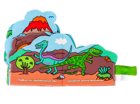 Książeczka Świat Dinozaurów Jolly Baby Dumel