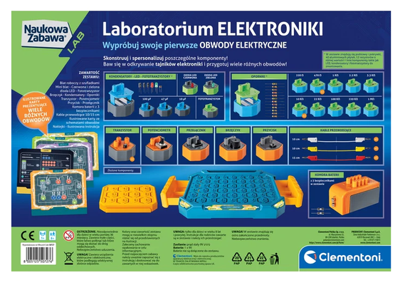 Naukowa Zabawa Laboratorium Elektroniki Clementoni
