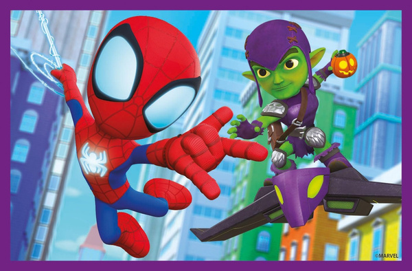Cubi Klocki obrazkowe 6 el. Spidey Clementoni