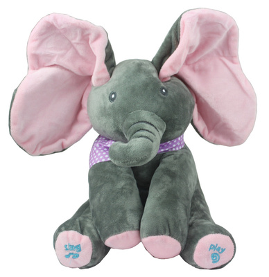 Słonik A kuku śpiewa i powtarza głos szaro-różowy