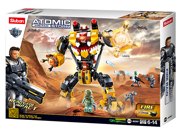 Klocki Sluban Kosmiczna Wojna Robota 668 el.