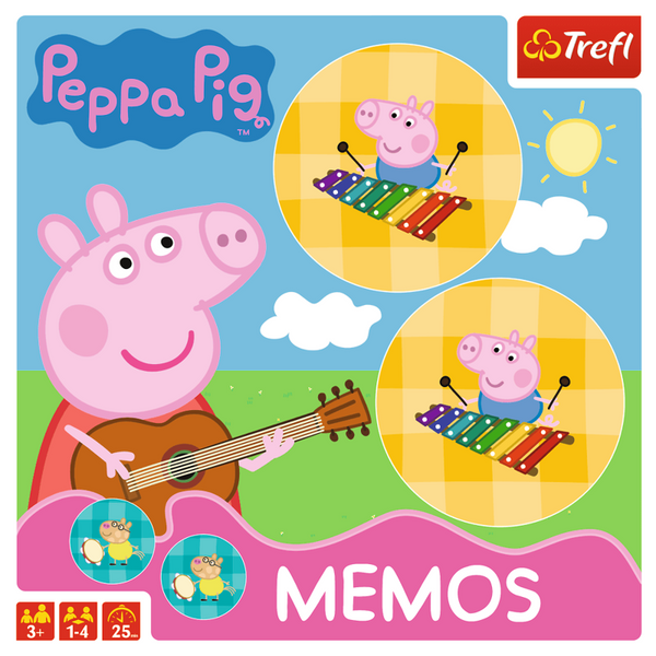 Gra Memos Świnka Peppa Trefl 01893